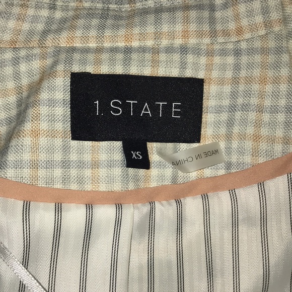 1. state mixed-plaid blazer - Picture 5 of 7
